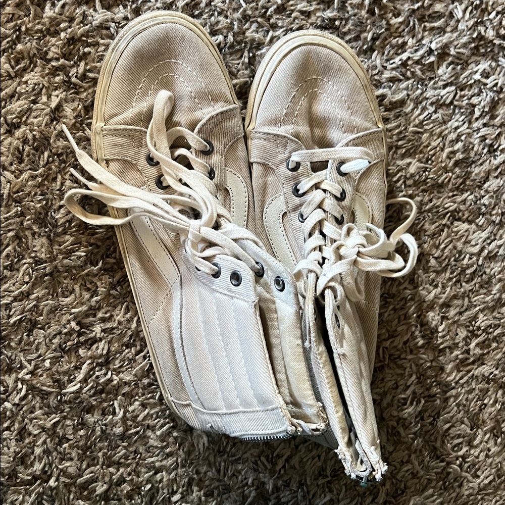 High-Top Canvas Sneakers